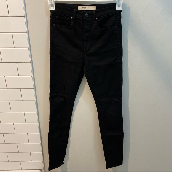 GAP | Black Super High Rise True Skinny Jeans | 26 Long - Picture 4 of 9